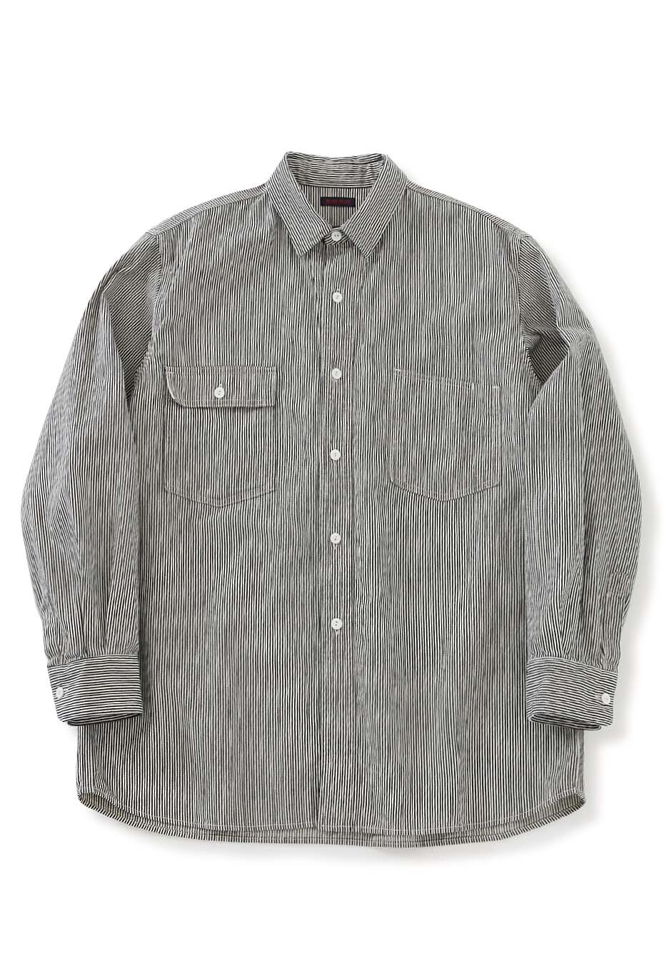 Cotton hemp hickory work shirt