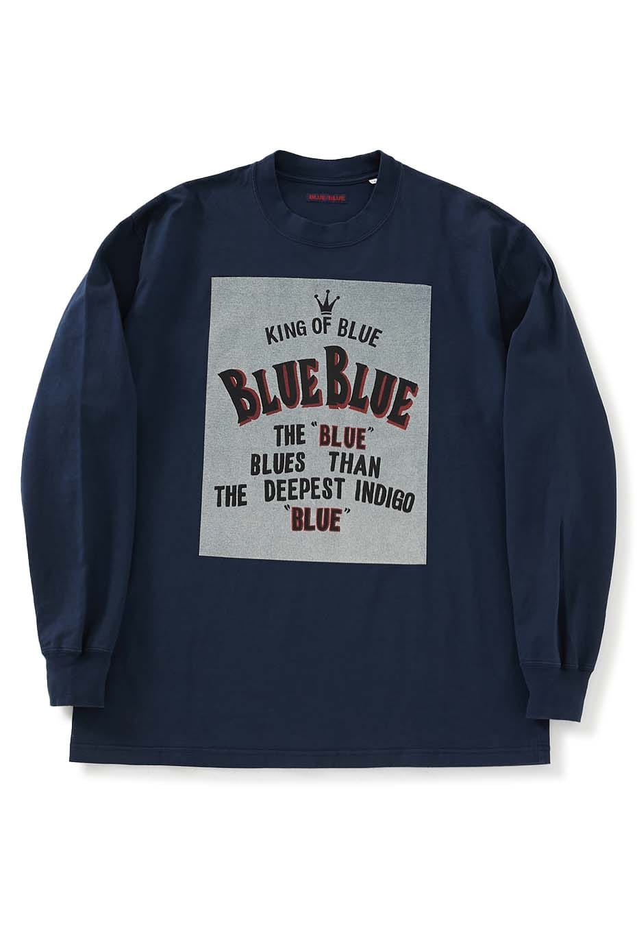 BLUE BLUE|Tシャツ|KING OF BLUE クルーネックロングスリーブTシャツ
