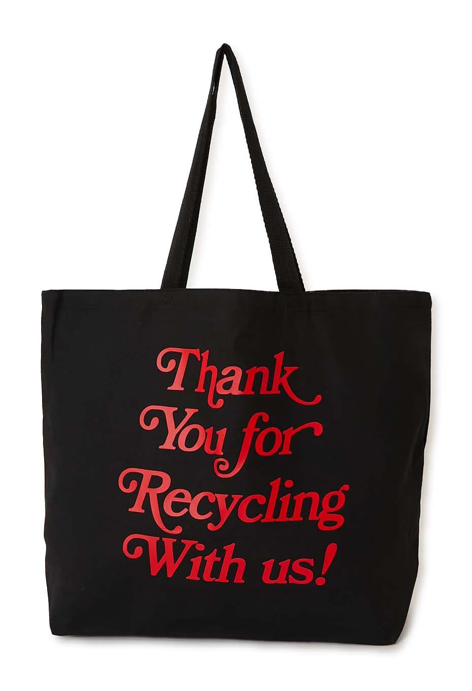 BAG SHOP NYC /THANK YOU FOR RECYCLING ジャンボトートバッグ