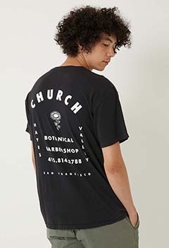 CHURCH BARBER ボタニカル バーバー Tシャツ