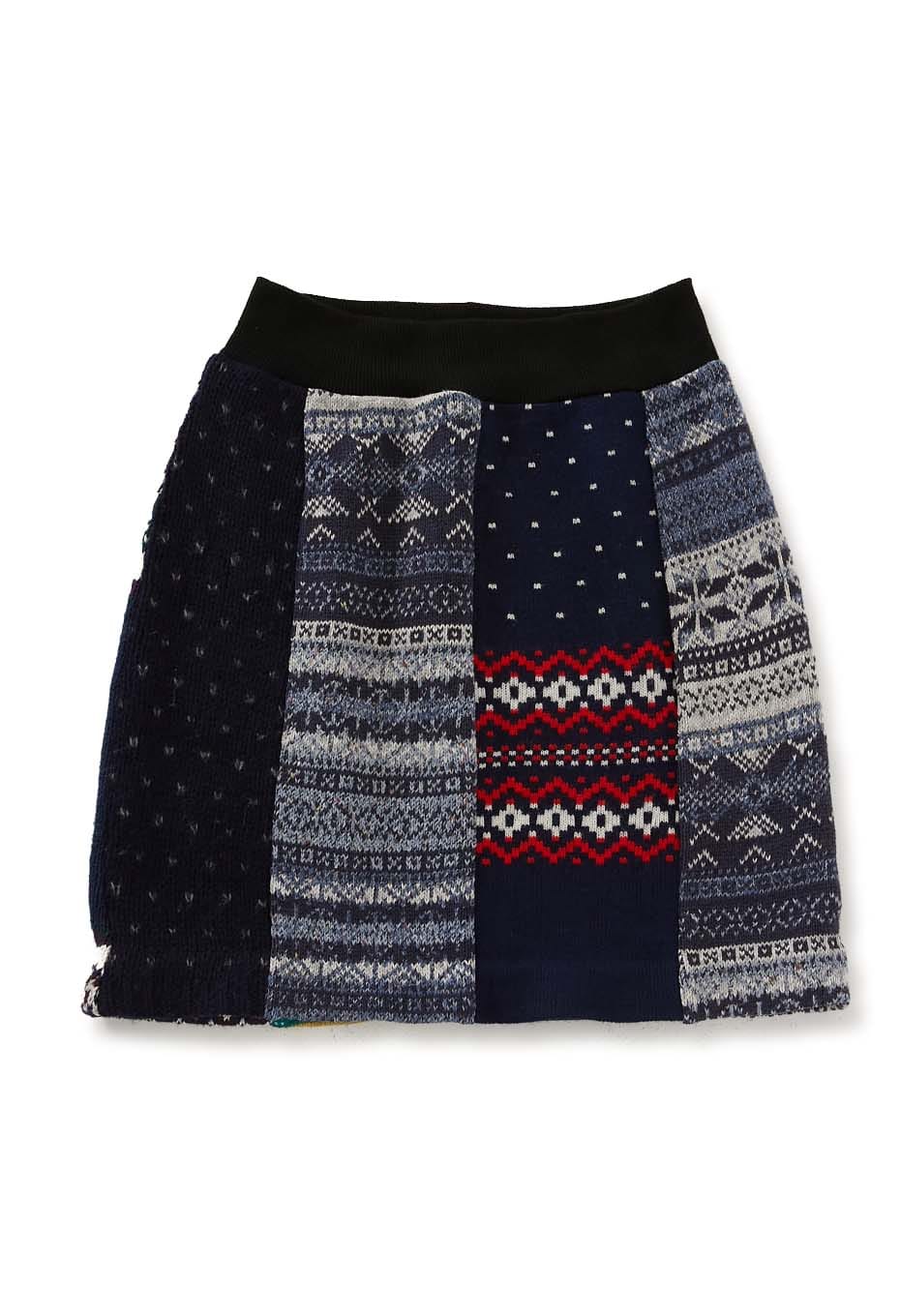 SREU upcycled knit skirt