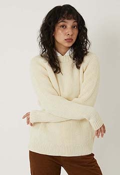 KERRY WOOLLEN MILLS フィッシャーマン リブクルーネック セーター