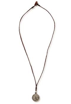 FREECITY FCANKL013 Small Coin Sparrow Silver Necklace