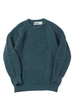 ARAN CRAFTS C761 FISHERMANS RIB CREW NECK SWEATER