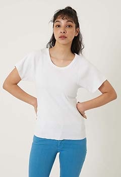 TICCA ランダムテレコ Tシャツ（ONE / WHITE）