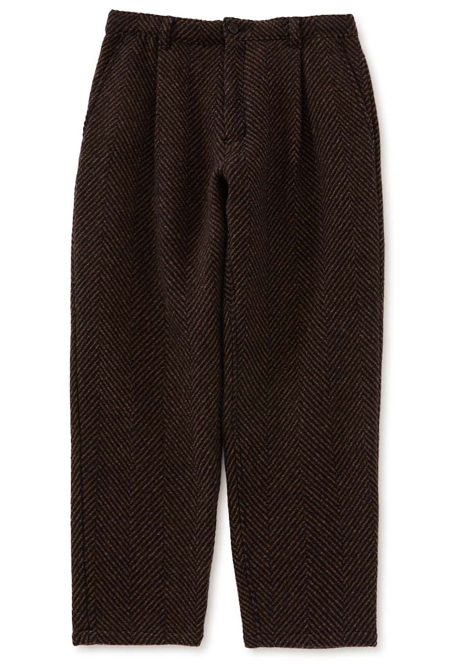 Yamamichi Roving Tweed One Tuck Baggy Pants