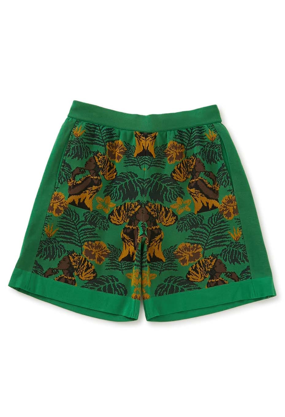 NEZU YOHINTEN Ethnic Aloha JQ Short Knit Pants