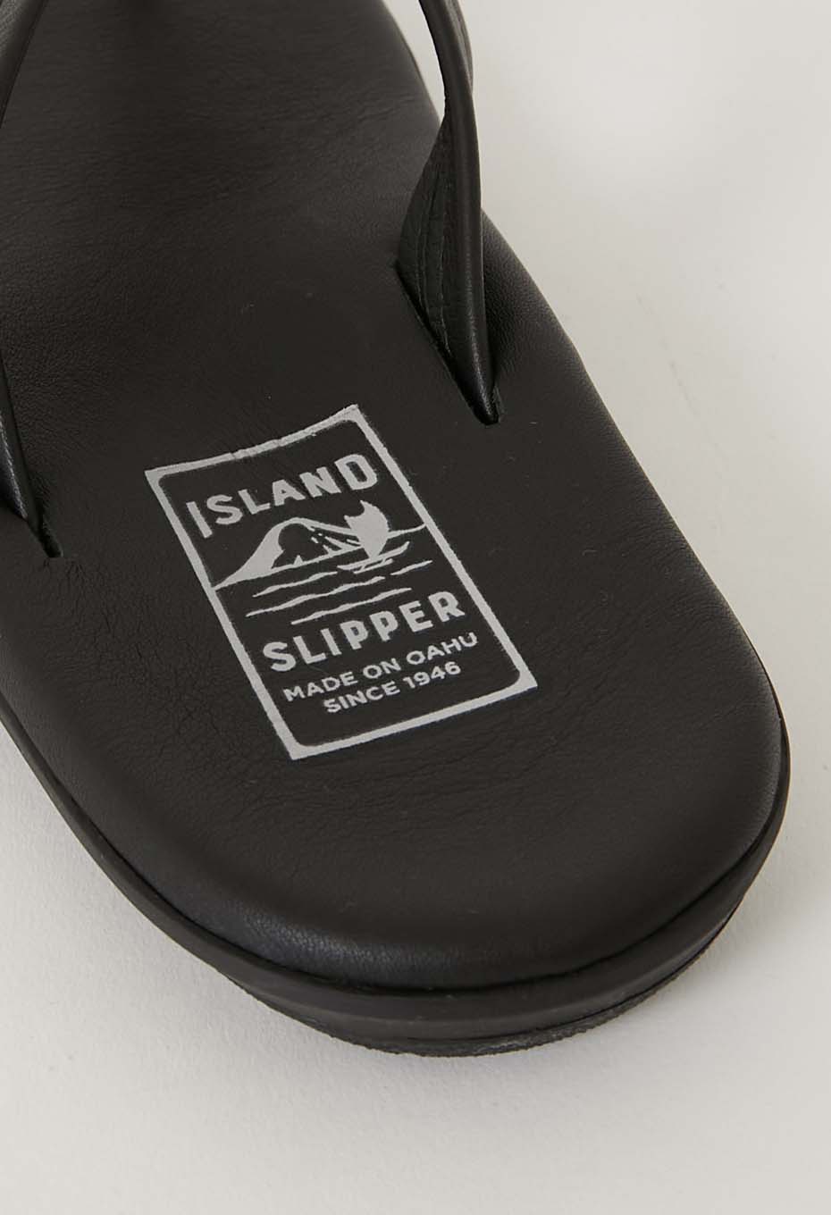 ISLAND SLIPPER レザーサンダル 28.0 黒