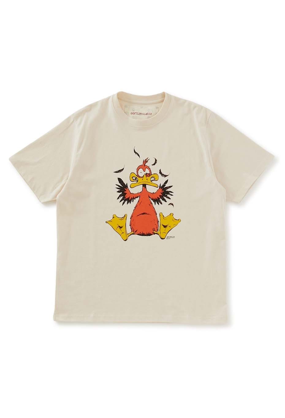 GENTLEFULLNESS リサイクルコットン Tシャツ/ DUCKMAN