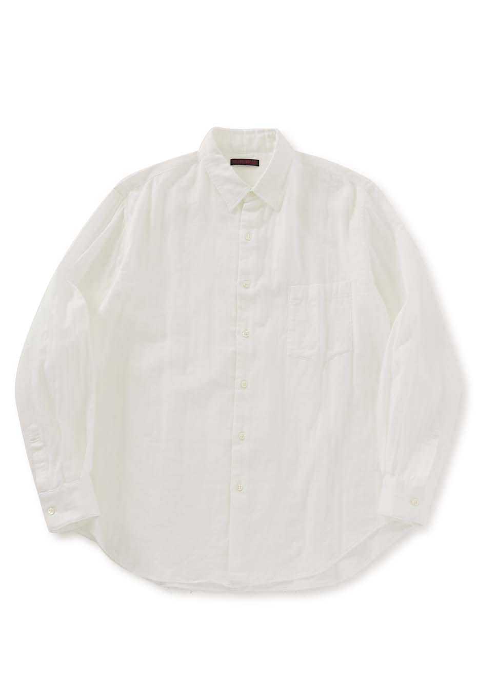 Organic Cotton Double Gauze Regular Collar Shirt