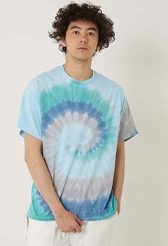 HERMOSA TIE DYE ショートスリーブ Tシャツ ドローストリング