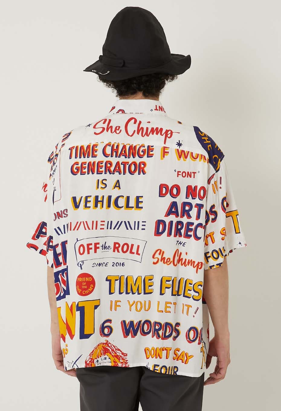 TIMECHANGE GENERATORシャツ/ブラウスTIME CHANGE GENERATOR TCG15 SHE CHIMP メイドシャツ