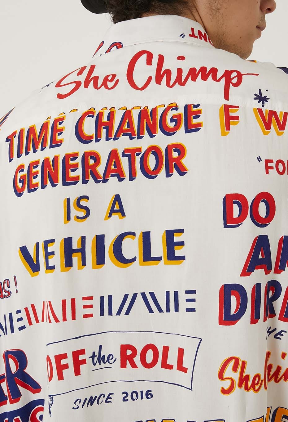 TIMECHANGE GENERATORシャツ/ブラウスTIME CHANGE GENERATOR TCG15 SHE CHIMP メイドシャツ