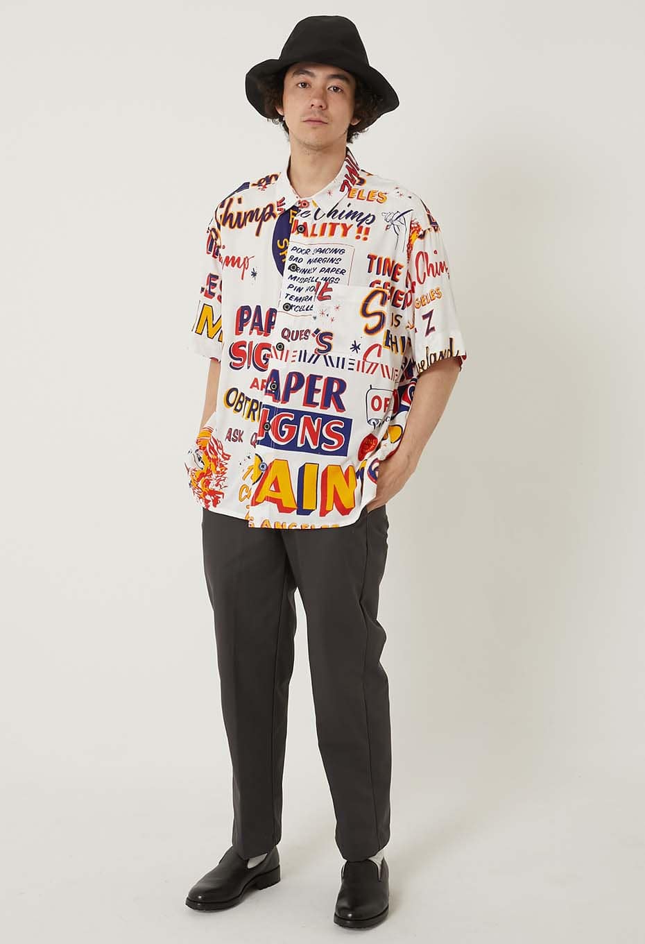 TIMECHANGE GENERATORシャツ/ブラウスTIME CHANGE GENERATOR TCG15 SHE CHIMP メイドシャツ