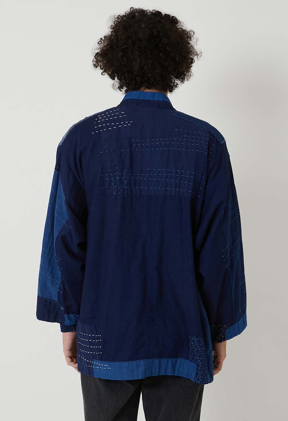 BLUE BLUE JAPAN|羽織り/ガウン|インディゴアテヌノ テザシ ハオリ