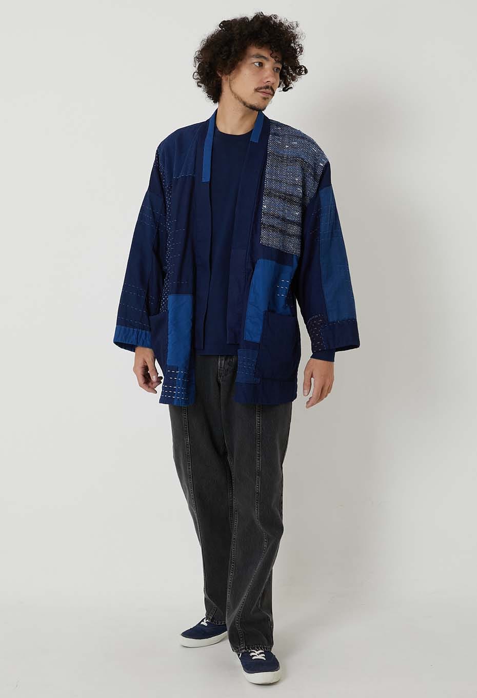 BLUE BLUE JAPAN|羽織り/ガウン|インディゴアテヌノ テザシ ハオリ