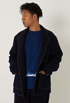 ホンアイ フカフカサシコ テーラードジャケット