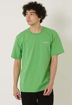 オーガニックコットン H.R.Market エンブロイダリー Tシャツ（XS / GREEN）