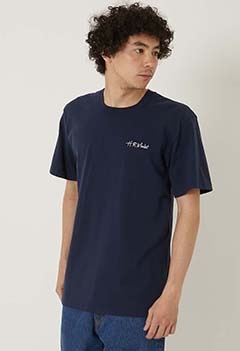 オーガニックコットン H.R.Market エンブロイダリー Tシャツ（XS / NAVY）
