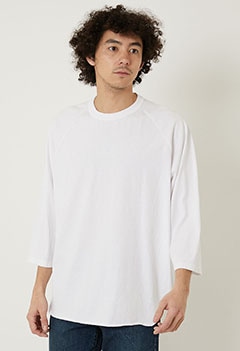 WALLA WALLA SPORT ソリッド ベースボール 3/4 Tシャツ