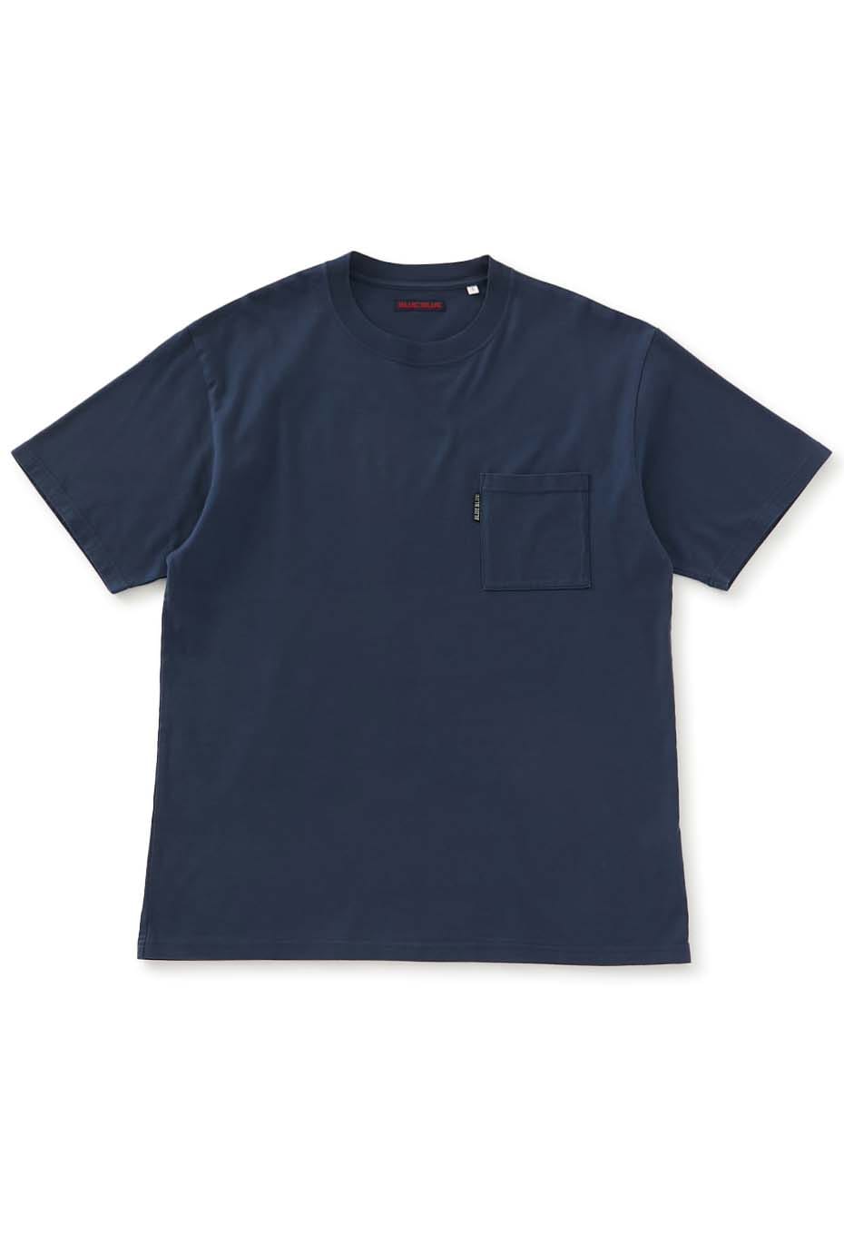 トライアングル BLUE BLUE ポケット ショートスリーブ Tシャツ
