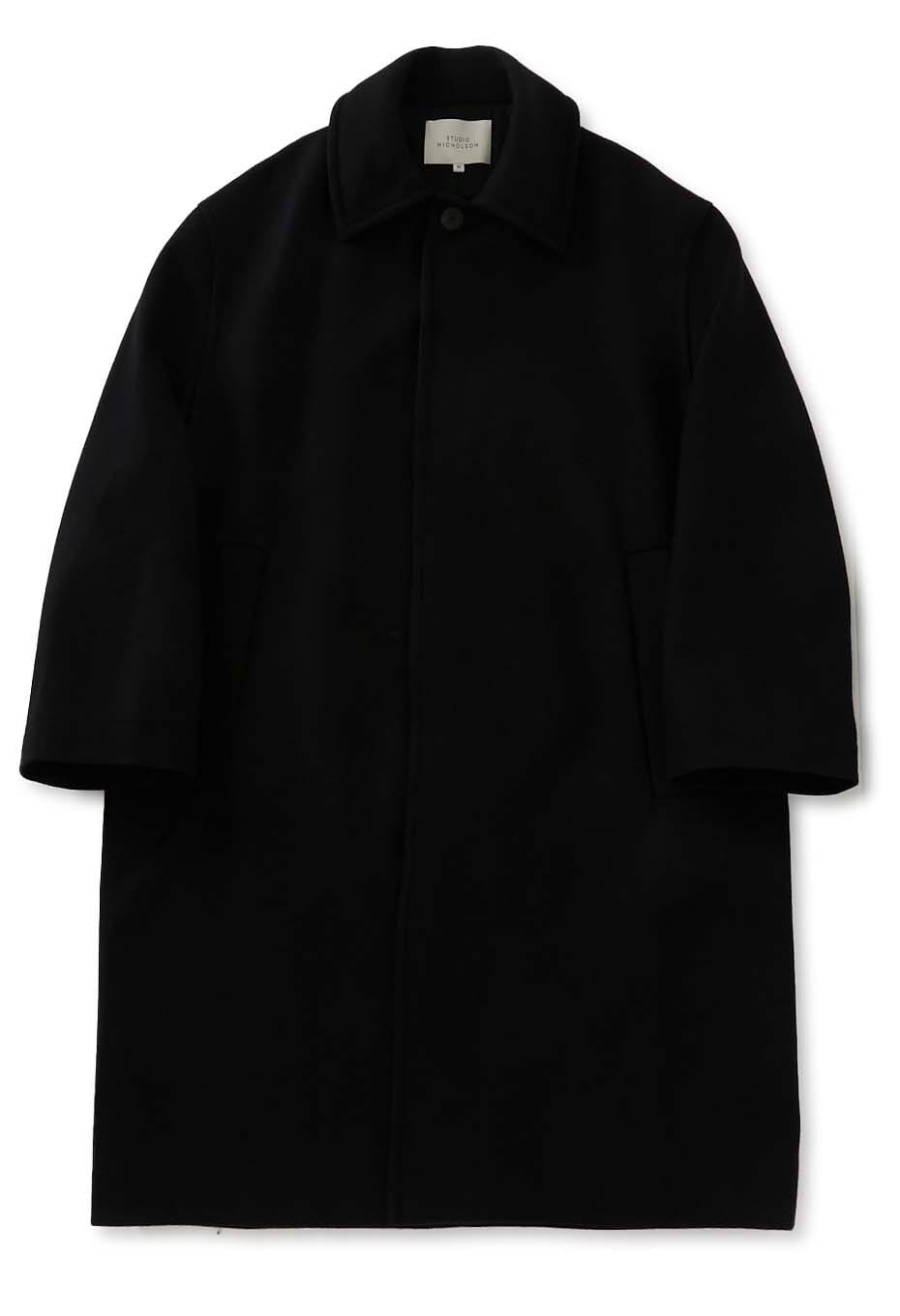 STUDIO NICHOLSON /WAIN melton wool overcoat