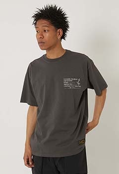 SOUTHERN MFG CO. BLUEBLUE ミルスペック プリント Tシャツ