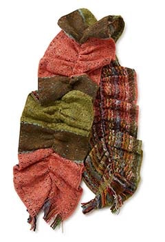 ANNE ジャズネップ ボーダー エラスティック ストール 18x180