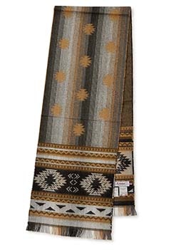 ANNE ネイティブ ボーダー ストール 30x180