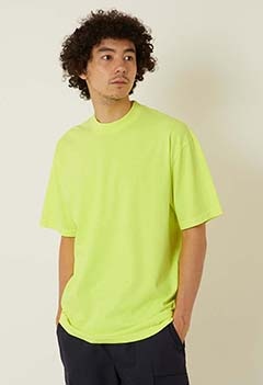 HIGH STANDARD SECURITY NEON Short sleeve T-shirts MADE IN USA (M / YELLOW)