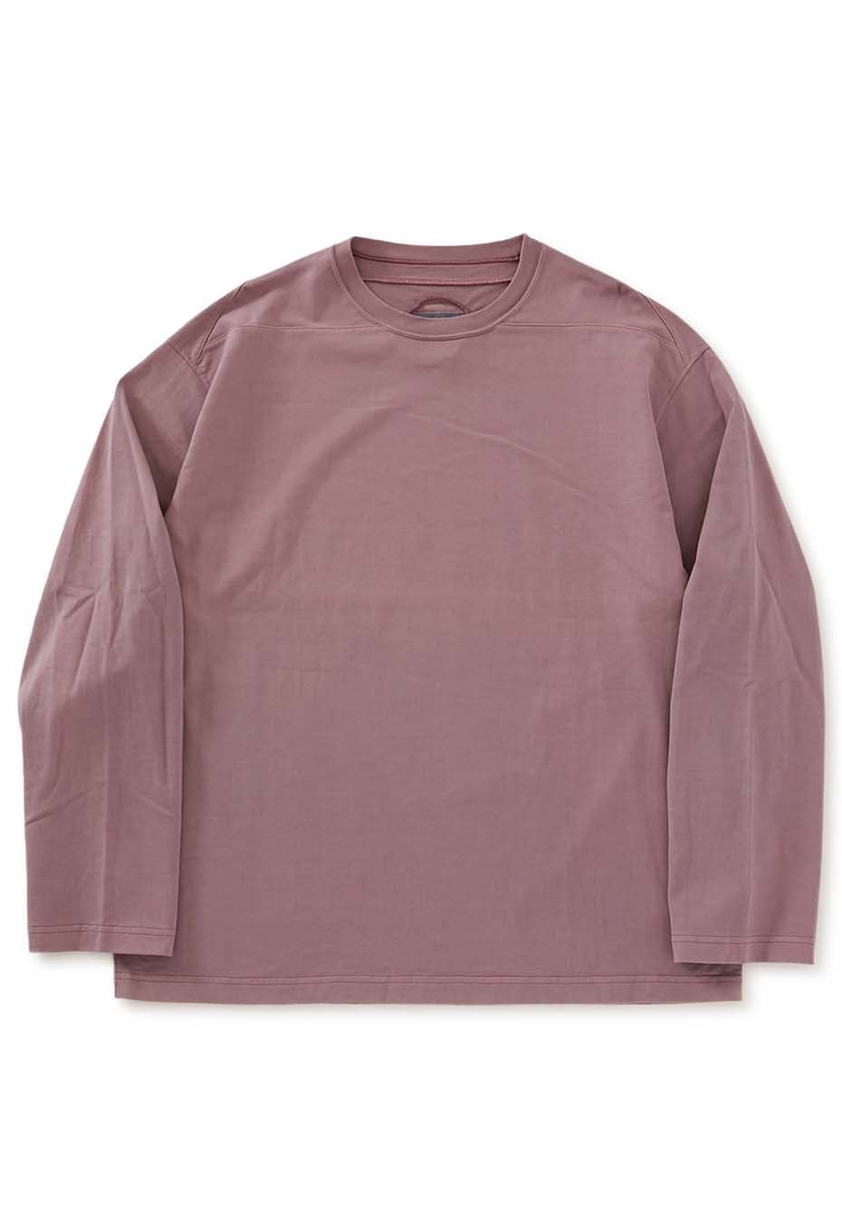 Kusakizome high-gauge plain stitch Long Sleeve T-shirt