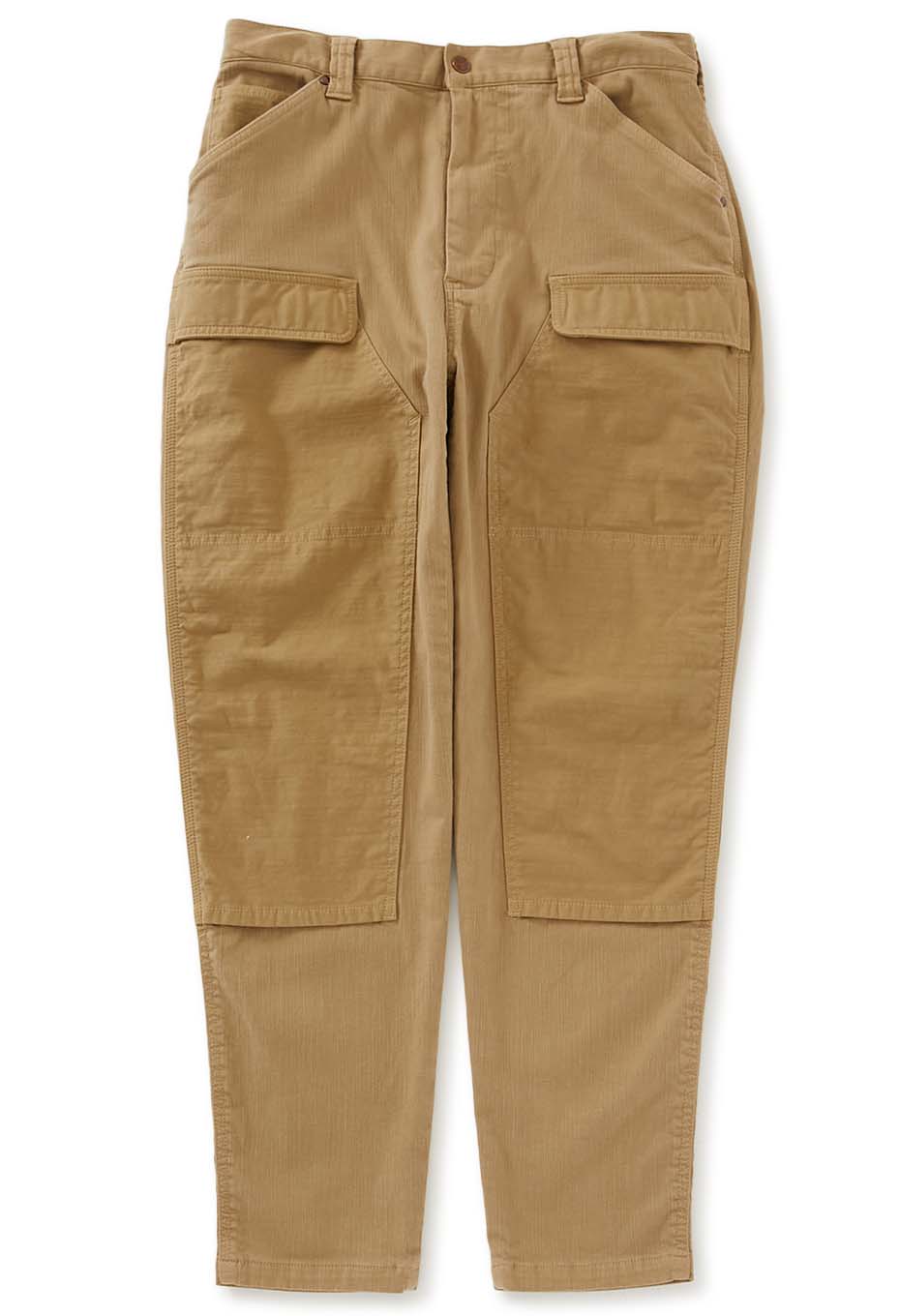 Cotton Tencel Twill Double Knee stretch tapered Pants
