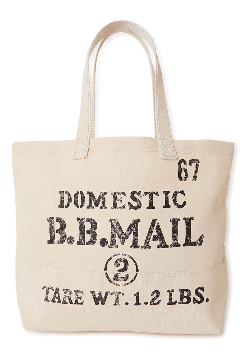 Polyester canvas BBMAIL tote bag