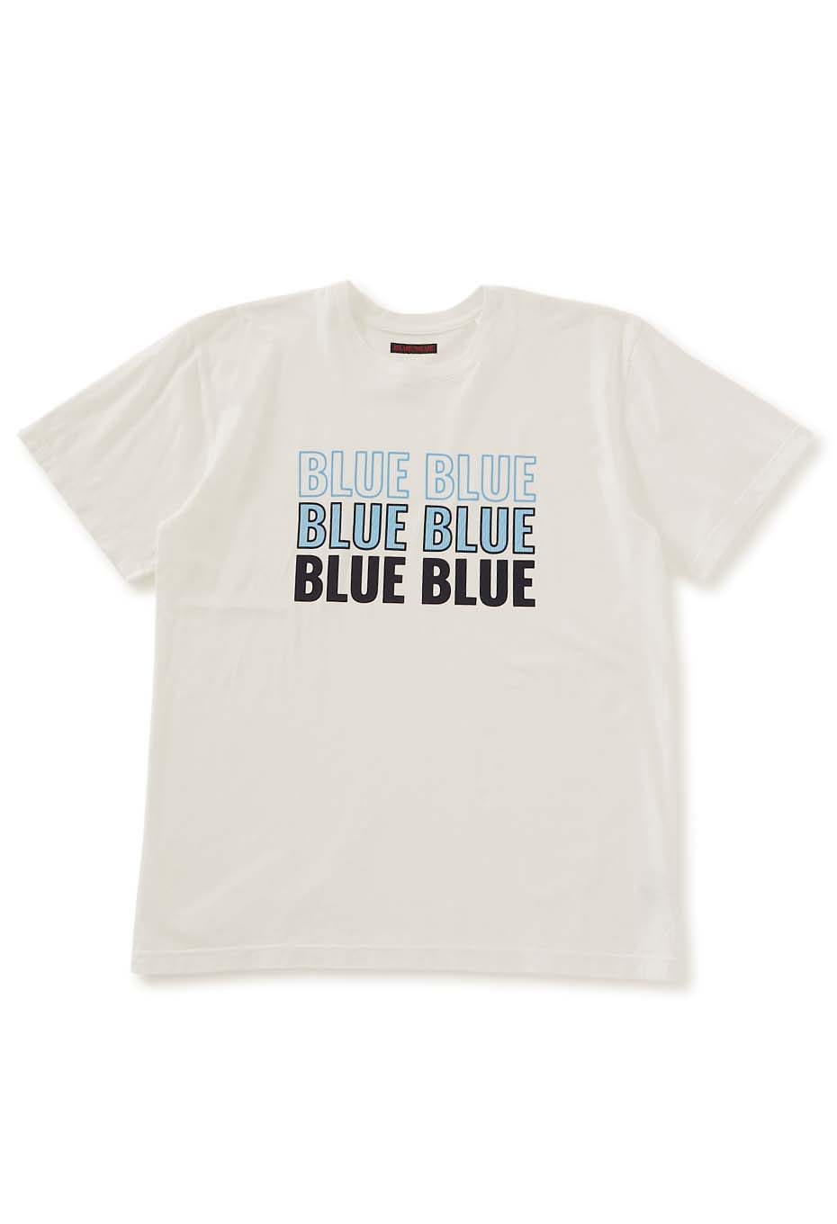 Triple BLUE BLUE short sleeve T-shirts