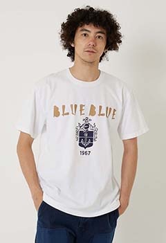 ニードル BLUE BLUE ショートスリーブ Tシャツ