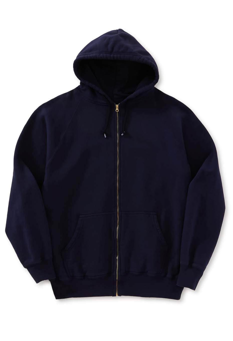 Triangle BLUE BLUE sweat fabric zip hoodie