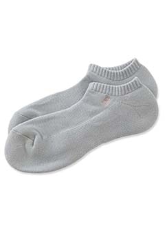 Hエンブロイダリー パイルスニーカーソックス