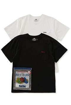 FRUIT OF THE LOOM・BLUE BLUE オーガニックコットン 2パック ポケットTシャツ/24