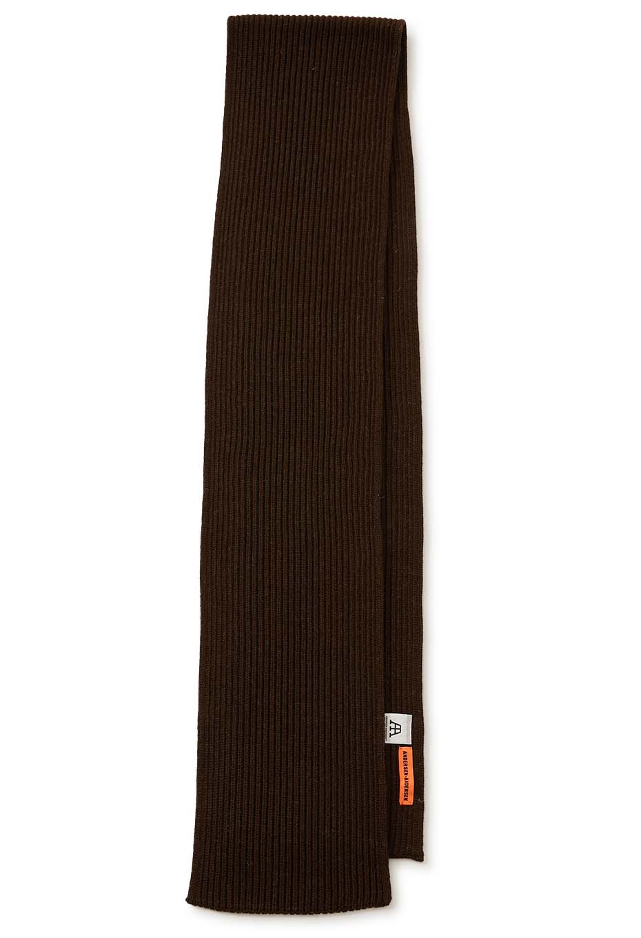 ANDERSEN-ANDERSEN wide scarf/Natural Brown