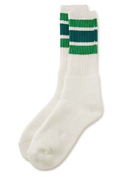 ANONYMOUSISM /3ライン クルーソックス