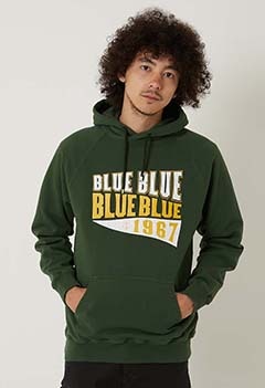 BLUE BLUEフラッグ 1967 スウェットフーディ（S / DARK GREEN）