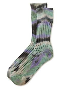 ROTOTO R1415 チャンキーリブ クルーソックス /TIE DYE