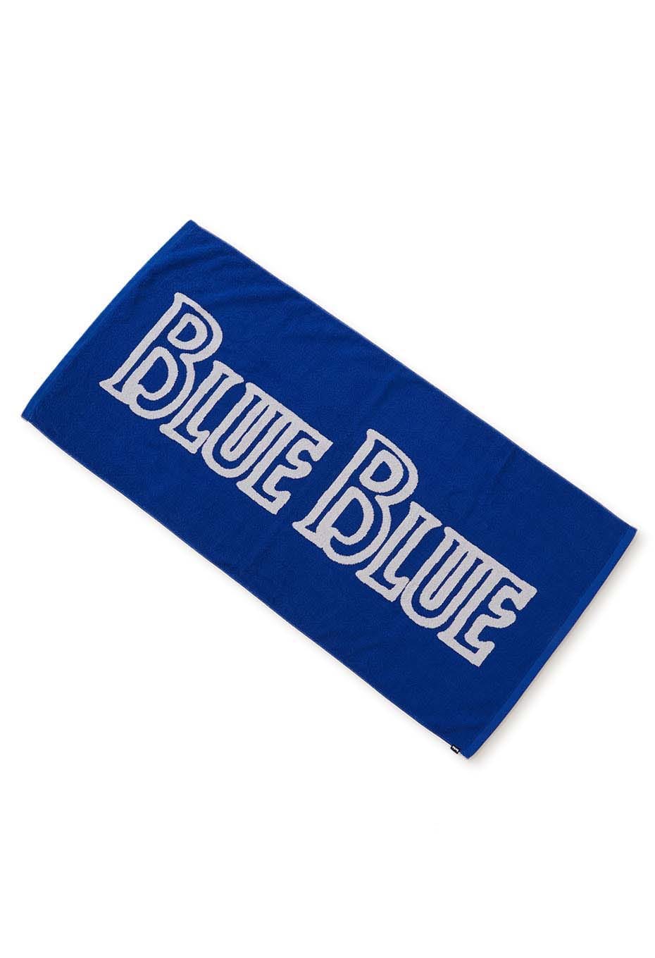BLUE BLUE logo bath towel