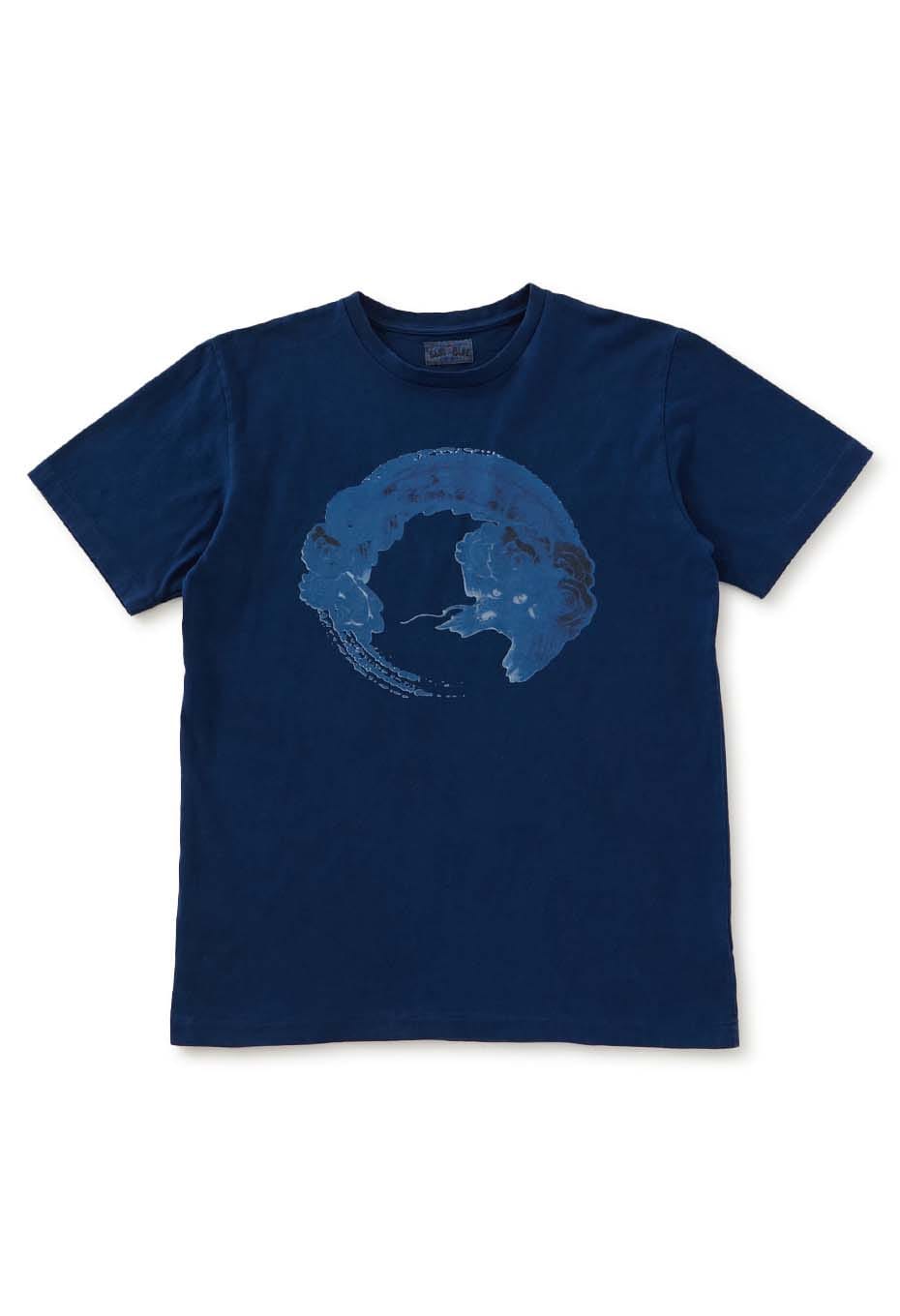 Indigo Dragon bassen T-shirt