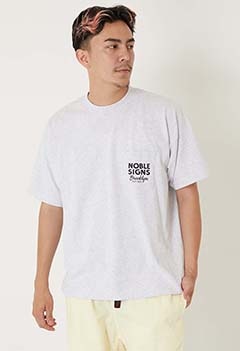 NOBLE SIGNS /ショートスリーブ Tシャツ ショートヘム