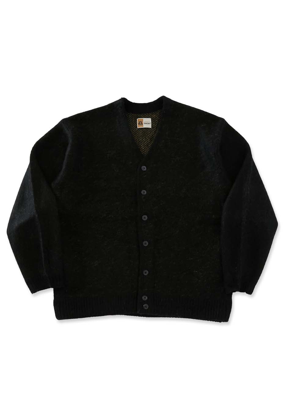 TOWNCRAFT × HIGH! STANDARD /シャギーソリッド ジャカードカーディガン