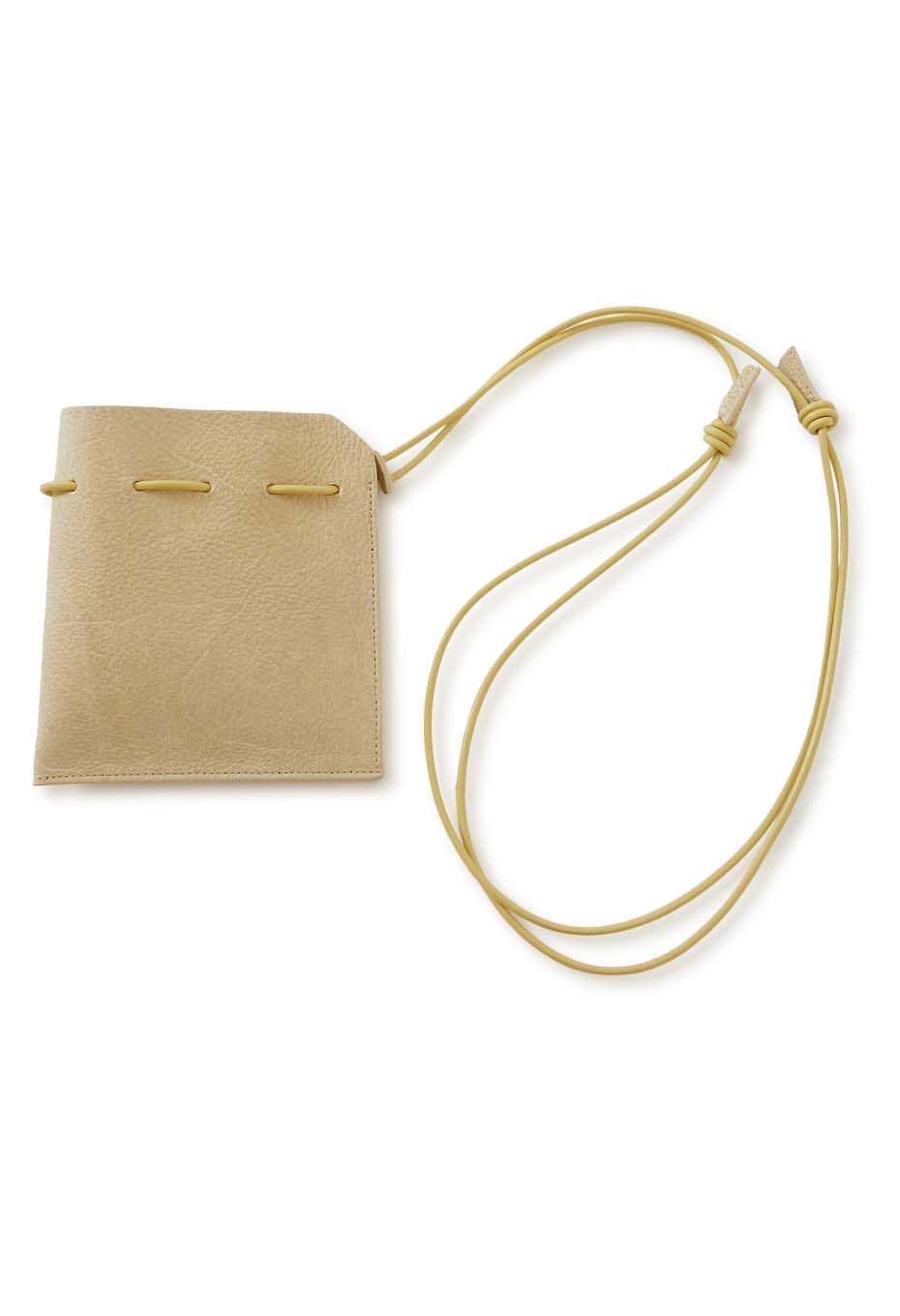 HERRIE KINCHAKU POUCH-XXS / SHIRO