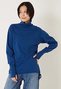 WALLA WALLA SPORT /ファインジャージーTシャツ タートル WITH サムホール