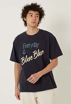 Everyday Blue Blue スラブTシャツ
