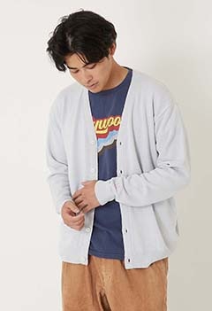 ループヤーン スプリングニットカーディガン